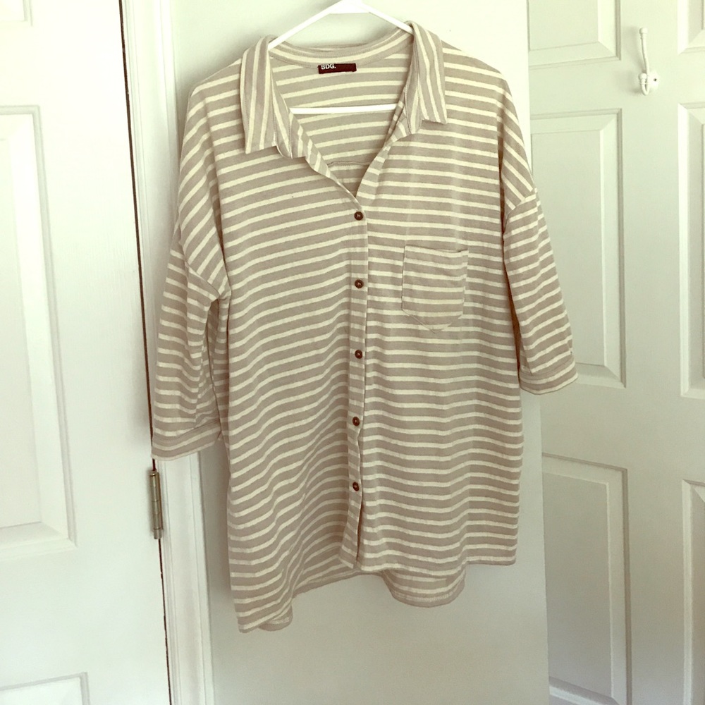 Button up BDG cotton overshirt